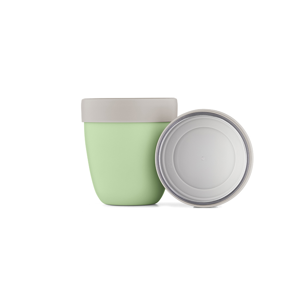 Bocal déjeuner personnalisé 760ml 2 compartiments Rembrandt Vert Mate